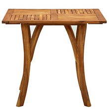 FAMIROSA Tavolo da Giardino 85x85x75 cm in Legno Massello di Acacia