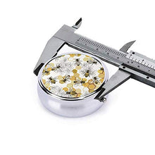 Scatola rotonda per medicina portatile, mini pillole in metallo, dispenser per pillole tascabili, borsa da viaggio, regalo per salvare le api miele