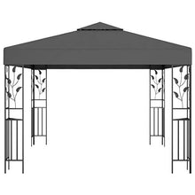 Tidyard Gazebo da Giardino Antracite con Struttura in Acciaio,Padiglione da Giardino con Struttura in Acciaio,Gazebo Padiglione con Struttura in Acciaio 300x300x250 cm