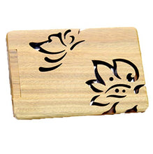 WM Specchio Il Trucco dello Sperma, Specchio Pieghevole di Sandalo Verde, Piccolo Specchio di Legno di Sandalo, Specchio Piccolo di Legno Portatile mirror-10.20