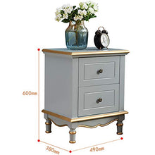 Comodini Semplice Comodino singolo Comodino Rustico Comodino in legno massello Mobili Camera Da Letto Comodino Governo di immagazzinaggio Comodino con cassetto ( Color : Gray , Size : 60x38x49cm )