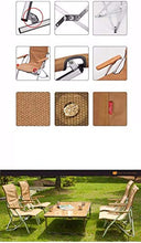 WUY Outdoor Legno Pieghevole Sedia da Esterno Sedia Ufficio Soggiorno Pranzo Pausa Turismo Campeggio Pesca Portatile Portatile Poltrona Sedia Pieghevole-Nero