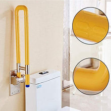 Maniglioni da Bagno Bagno corrimano/Installazione a Parete Diritta portasciugamani/Doccia di Sicurezza Supporto Traccia/Antiscivolo Pieghevole bracciolo Accessori da Bagno