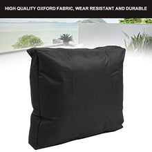 Wosume 【𝐏𝐫𝐢𝐦𝐚𝒗𝐞𝐫𝐚 𝐕𝐞𝐧𝐝𝐢𝐭𝐚】 Copertura Protettiva per Sedia, Copertura Antipolvere per Sedia Traspirante, Panno Oxford 600d Facile da trasportare per Sedia Pieghevole(Black)