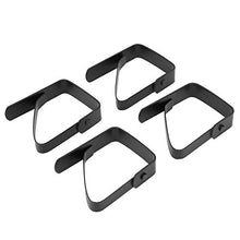 Clip per tovaglia da 4 pezzi, supporti per tovaglie antiscivolo flessibili in acciaio inossidabile Morsetti per copriletto per picnic in campeggio Festa di laurea 5x4 cm