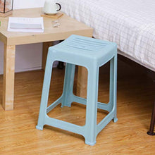 MKXF Antiscivolo Sgabello Banco di Plastica Piazza Sgabello Alto Sgabello Addensare Resistente all'Usura Sala da Casa Sedia Scarpe Cambiando Hollow Sgabello Bagno Panca Semplice Fare Un Passo
