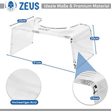 ZEUS® Trono sgabello WC per adulti Bellissimo sgabello per WC medico elegante poggiapiedi per la toilette per migliorare la salute intestinale (ROYAL trasparente)