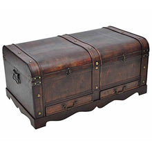 Festnight Cassapanca con 2 Cassetti in Legno, Marrone 90 x 51 x 42 cm