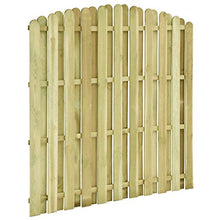 Tidyard Pannello di Recinzione da Giardino per Esterno in Legno di Pino Impregnato,Pannelli in legno,Pannelli in legno per esterno,Recinzioen da Giardino in legno,Recinzione in legno 180x(155-170) cm