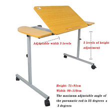 Attrezzatura Comodino con Ruote Regolabile Comodino Infermieristico per Anziani alzabile Comodino per Infermieristica Mobile Medico