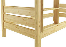 Erst-Holz Letto a Castello Anche per Adulti 90x200 con materassi e cassettone 3° Letto 60.16-09T100MS7M
