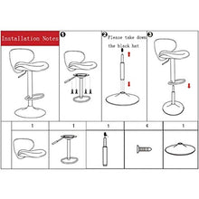 Yxsd Bar in Pelle Sgabello Sedia da Cucina Bianco con Schienale Girevole Gas Materiale di Sollevamento Idraulico Sgabelli Chrome Regolabile Lucido Base Salon Computer Sedie da Pranzo