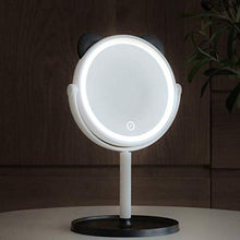 Specchio Il Trucco, Specchio Trucco Portatile a LED Specchio Il Trucco con lampascatola immagazzinaggio Desktop Specchio a LED Specchio Trucco Touch Screen Portatile Semplice Trucco, rasatura e Cur