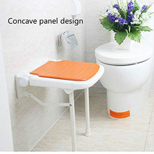 Sgabello per doccia a parete del bagno con gamba, sedile pieghevole per sedia da doccia Supporto da banco per sgabello a ribalta di sicurezza per adulti, anziani, vasca da bagno, vasca da bagno, b