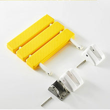 TLMYDD Le Donne in Gravidanza, Anziani Bagno WC con Doccia Vasca Sgabello Pieghevole Scarpe Antiscivolo Feci Ingresso Panchina Sgabello da Bagno (Color : Yellow)