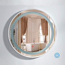 Wall mirror Specchio da Bagno Smart Specchio da Parete con luci a LED Specchio da Trucco Specchio da Bagno Specchio Rotondo Specchio Luminoso Oro Nero Bianco 50 * 50, 60 * 60, 70 * 70, 80 * 80 cm