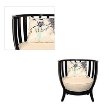FYMDHB886 Divano Singolo Cafe Porta Carte Singolo Poltrona in Stile Cinese Poltrona per casa Balcone Piccolo Divano per Il Tempo Libero Poltrona per Esterno Poltrona per Studio
