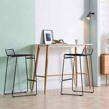 LF- Sgabello da Bar Sgabello da Bar Sgabello for la Colazione Sgabello da Bar Sgabello da Bar Bianco Nero semplicità (Color : White)