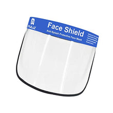 HEALLILY 2Pcs Visiera di Sicurezza Riutilizzabile Visiera Integrale Antivento Cappello Antipolvere Proteggere Gli Occhi Viso con Banda Elastica Protettiva Pellicola Trasparente per Esterno