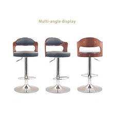 LIN-rlp Sgabelli da Bar seggiolone Multifunzione Regolabile a 360 ° Girevole di Gas dell'elevatore Extra Large Base Schienale poggiapiedi Colazione Bar Dining casa Pianale da Cucina Trucco