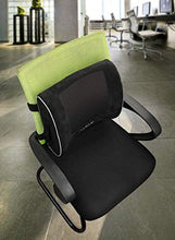 Feagar Cuscino Lombare Auto, Supporto Lombare Cuscini Schiena per Sedia Ufficio Divano Sedie Cucina, Cuscino Memory Foam Schienale Nero