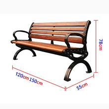 Sedia da giardino panchina da giardino, Panca da giardino in plastica da giardino con schienale da giardino, Posti a sedere da giardino per 2 persone su terrazza con prato, sedie da veranda