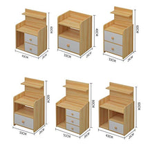 Comodino Semplice con cassetti, Comodino Moderno Comodino tavolino con Gambe Lunghe assemblare Armadio di stoccaggio - Comodino Camera da Letto J
