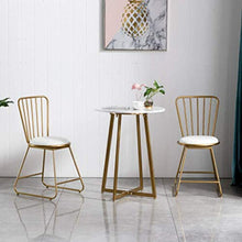 POETRY Sgabello per Trucco Schienale in Tessuto Comò in Ferro Semplice Sedia per la casa Sgabello per Manicure Sedia per comò Sgabello per Il Tempo Libero per la casa Sgabelli (Colore: Bianco Dimen