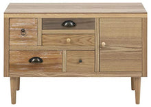 AC Design Furniture Comò, Legno ingegnerizzato, Rovere, W: 81 x D: 34 x H: 55 cm