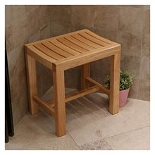 JDJD Doccia Sedile Anticorrosione Bagno Sgabello Wash Piedi Anziani Bagno Sgabello da Doccia in Camera Cambiare Le Scarpe Sgabello Casa di Legno Solido Pranzo Sgabello (Color : 1)