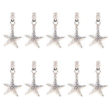 PandaHall 10 pz Lega tibetana Starfish Tovaglia Pesi Clips Table Cover Kit con Clip in Perfetto per Heavy Outdoor Garden Party Tovaglie da Picnic
