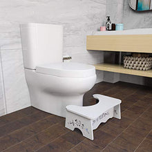 Sgabello da bagno per WC, sgabello da squat, antiscivolo per bagno, pedana per WC intagliato