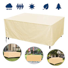 Copertura Tavolo Giardino Esterno, Copertura Mobili Giardino Impermeabile 210D Tessuto Oxford Telo Copri Protettivo Quadrato Tavolo Sedie Esterni, per Arredo Poliestere in PVC,122 * 76 * 46cm