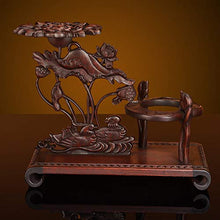 LXH-SH Cremagliera del Vino Nana Wine Rack Decorazione Vino in Legno massello di Mogano casa Vino Rack Creativo cremagliera Bicchiere di Vino Tazza scaffali Vino contatore