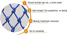 Protective net decoration / Coperta blu di protezione Net Rete di sicurezza, Child Protective Net decorazioni rete di protezione rete di arrampicata corda intrecciata Camion del carico Griglia Trailer