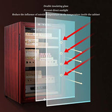 Xing Hua home Umidificatori Humidor Armadio per Sigari Armadio per Temperatura E umidità Costanti Armadietto Idratante Elettronico per Uso Domestico Legno di Cedro Blocco Sicuro per Bambini
