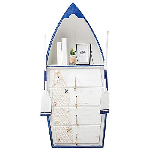 Chx Comodini di stoccaggio Armadi Armadi di Navigazione a Mano di Vecchie librerie Marine Fatte a Mano