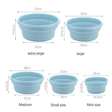 George zhang Lavabo Pieghevole Lavabo Portatile Lavabo in plastica Lavabo per Bambini in Silicone Lavandino per Vasca da Bagno per Studenti Lavandino da Viaggio Dimensioni Extra Small,Blue