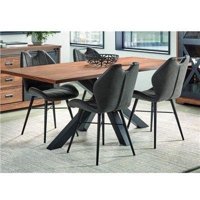 NovomeUBLE - Tavolo da 190 cm, industriale, colore mango nevado