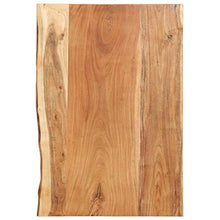 FAMIROSA Piano per Lavabo Bagno in Massello di Acacia 80x55x3,8 cm