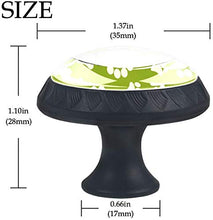 Impronte degli animali Pomelli per Porta Set di 4 Pomelli per Mobili Manopole per Cassetti Cucina Armadio Vetro