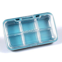 BGSFF Portapillole, Portapillole, Portapillole, Portapillole, Dispenser portapillole, Scomparto Portapillole Portatile Scatola per vitamine Divisa Porta medicinali per Uso Quotidiano e i