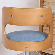 SHPEHP Sedia da disegno Sgabello con ruote, pelle PU con cuscino posteriore e ruote Sgabelli da bar girevoli Reception per ufficio Sgabello da bar Sgabelli da bar Sedia da pranzo-Green