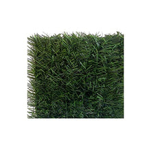 Jet7garden - Set di 6 rotoli di siepe artificiali, 1 x 3 m, colore: Verde tiuya – 126 fili Supra