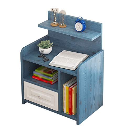 Comodino da Terra Household Assemblea Addensare Soggiorno Camera Bagno di pompaggio Corridoio Multifunzione Studio Locker FANJIANI (Color : Blue)