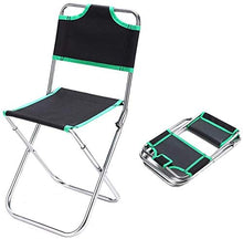 Tavolo da Picnic all'aperto Sedia da Campeggio Sedia da Pesca Leggera Tasche da stoccaggio Portatili Portatili capacità Massima 150 kg BBQ Party Table (Color : Green)