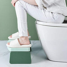 Niduo Bear Bagno Step Up Sgabello Sgabello in Plastica Addensato Sgabello per Sedile in Plastica, Donne Incinte WC A Poggiapiedi 2 Pezzi,Verde