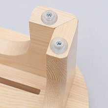 HYY-YY - Sgabello per WC in legno massello, piccolo sgabello per soggiorno, ufficio, poggiapiedi, bagno, antiscivolo, in legno, sgabelli da bagno, colore: bianco, dimensioni: 45 x 32 x 12 cm