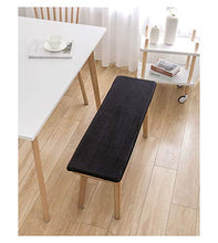 Cuscino per panchina, Cuscino per panchina da Giardino, Cuscino per Panca da Giardino Patio Rettangolari Cuscino per Panche Semplice Non-Slip Cuscino-Grigio Scuro 100×35cm(39×14in)