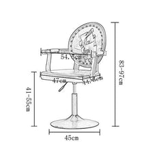Poltrone Nubao Bar Chair/Chair Bar/Rotating/Sollevamento/Back Chair/Nail/Bellezza/Bar Sedia/High Bar Stool / (Alto 41-55cm / profondità Seduta 47 Centimetri / 45 Centimetri di Base/v